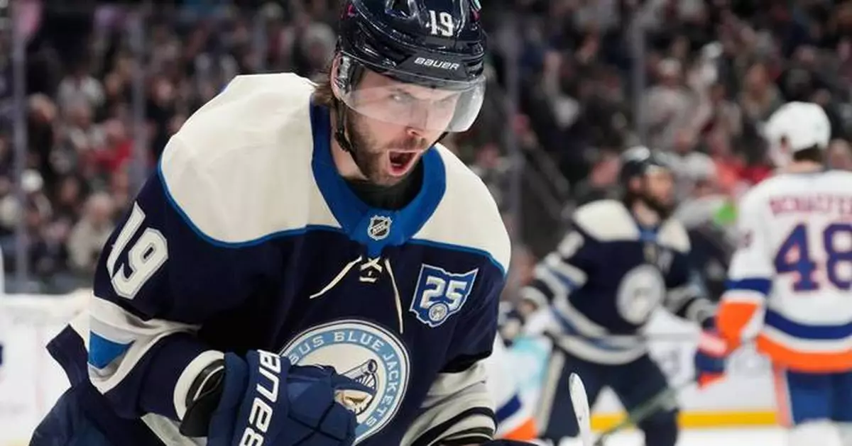 Marchenko scores 2nd goal in OT as Blue Jackets weather a furious comeback try and beat Rangers 5-4