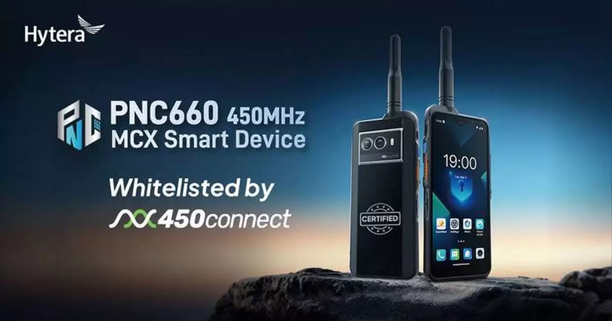 Hytera Announces 450Connect Whitelisting of PNC660 450MHz at MWC 2026