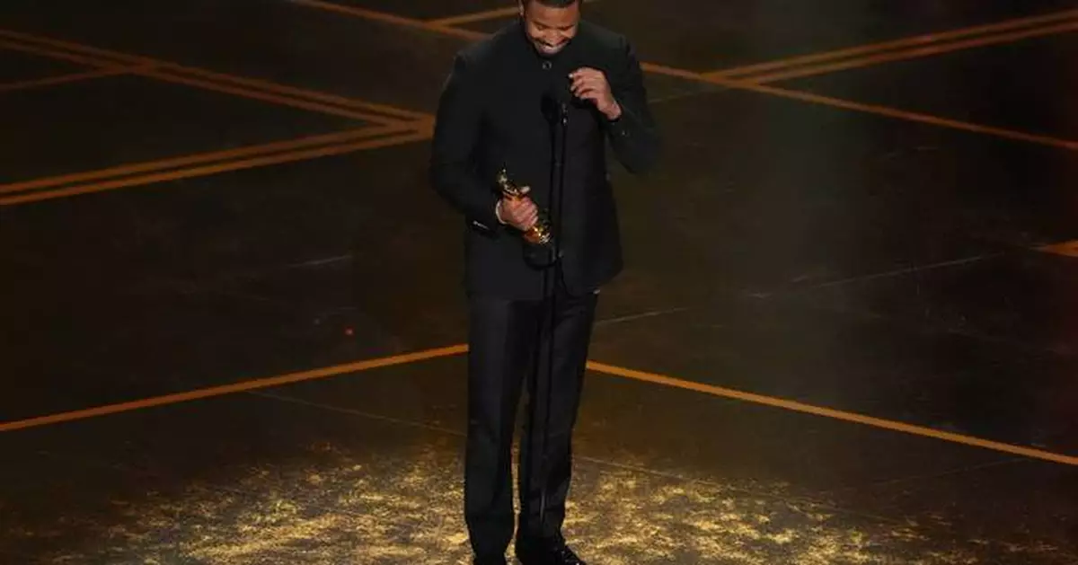 Michael B. Jordan wins best actor for ‘Sinners,’ taking home his first Oscar in popular victory