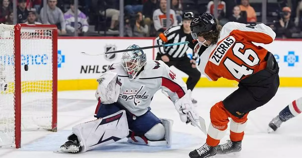 Konecny, Zegras score to help rally Flyers to a win over the Capitals