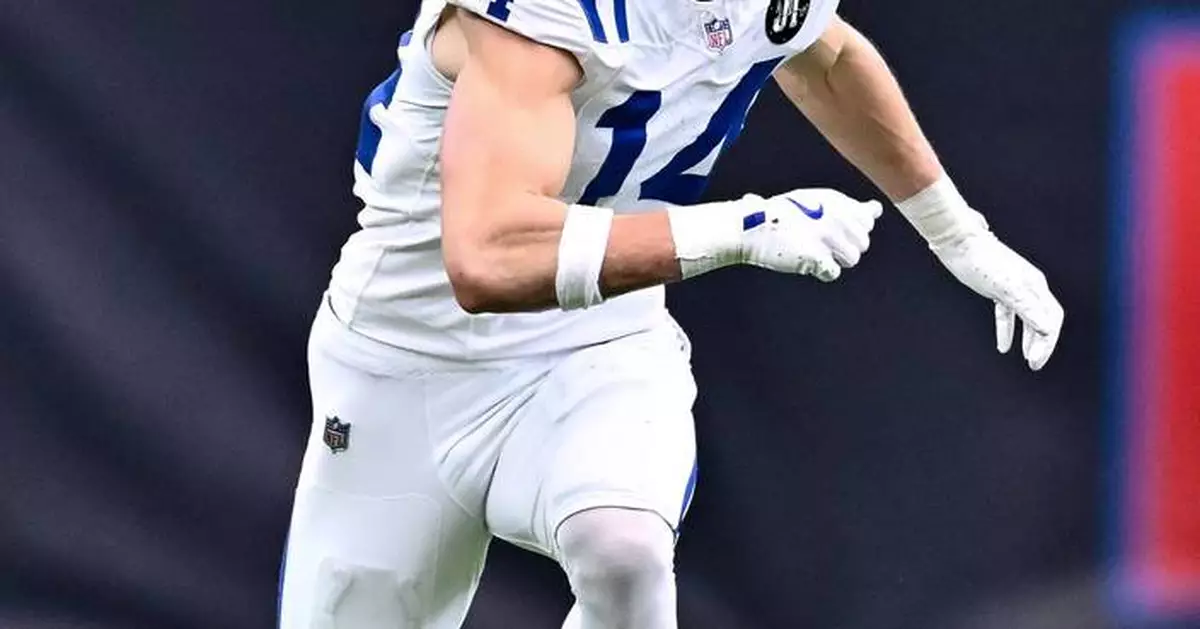 Colts reach 4-year, $116 million deal to keep WR Alec Pierce, AP source says