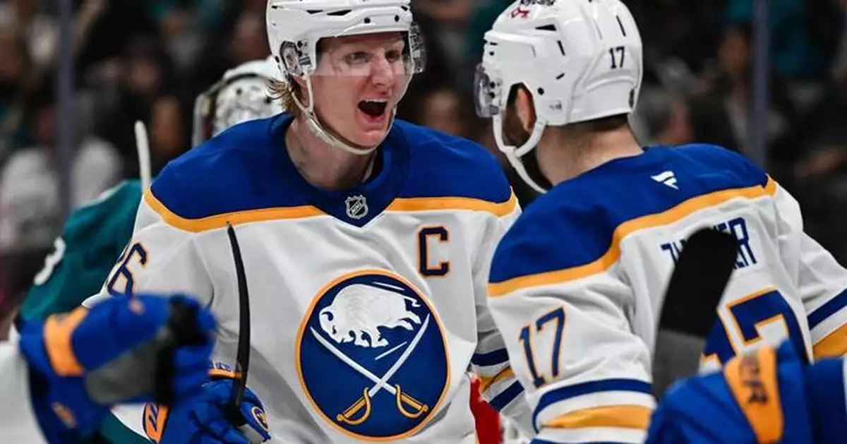 Fiancee of Sabres' Rasmus Dahlin's attends first game in Buffalo since her heart transplant