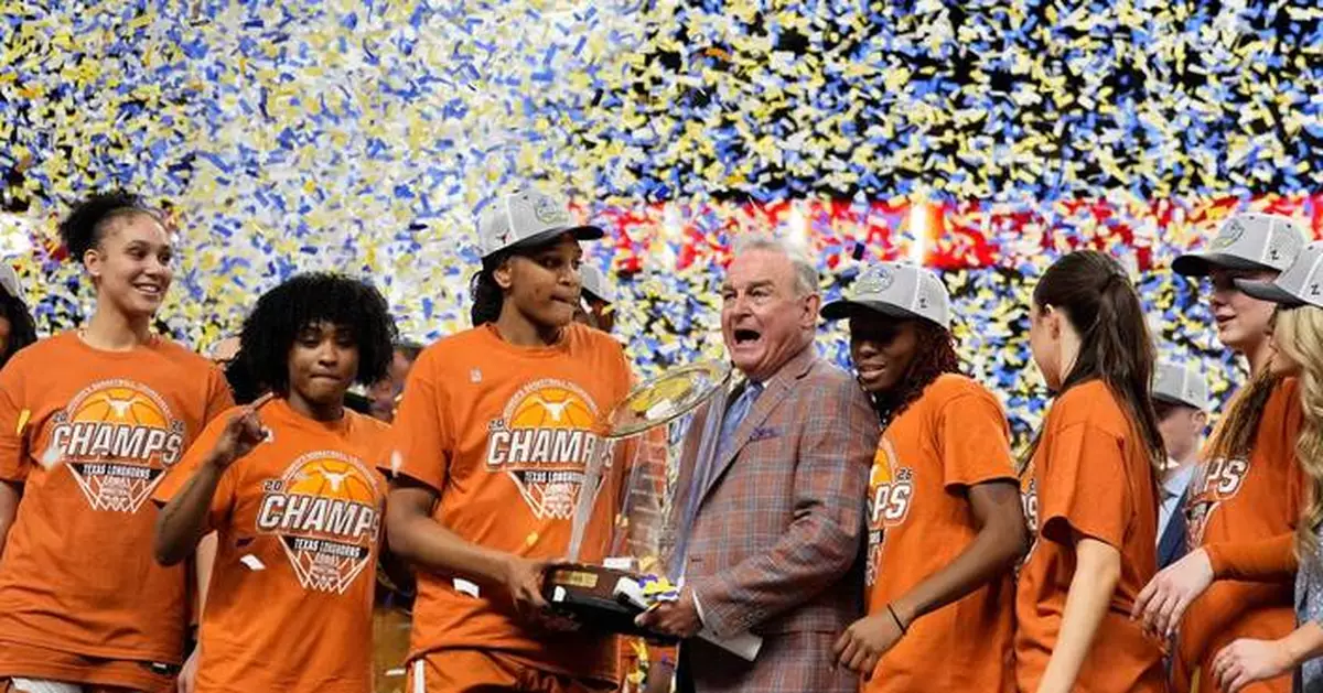 No. 4 Texas beats No. 3 South Carolina 78-61 for its first women's SEC Tournament title