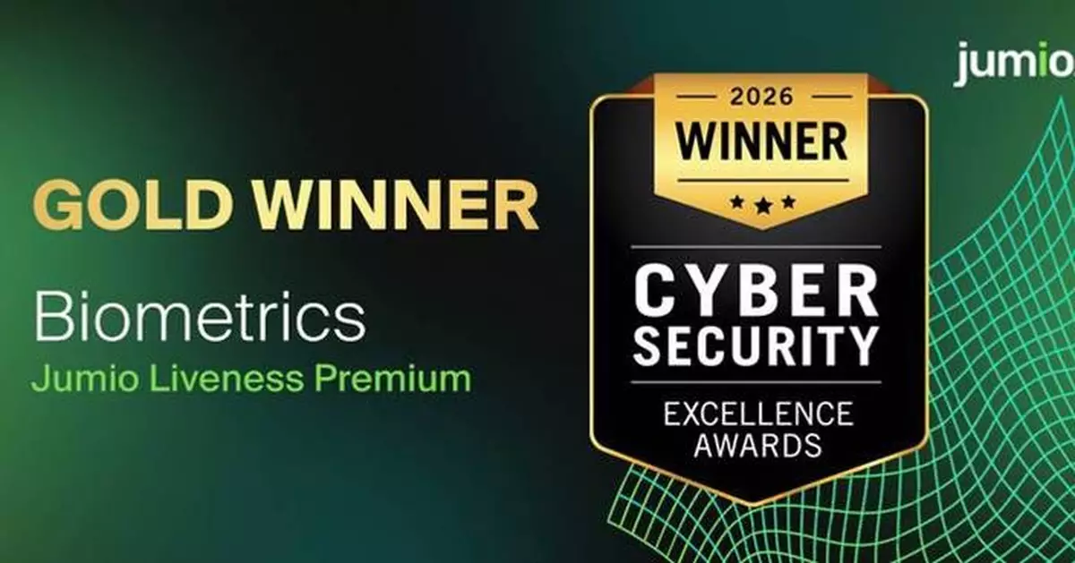 Jumio Liveness Premium Wins Gold in 2026 Cybersecurity Excellence Awards