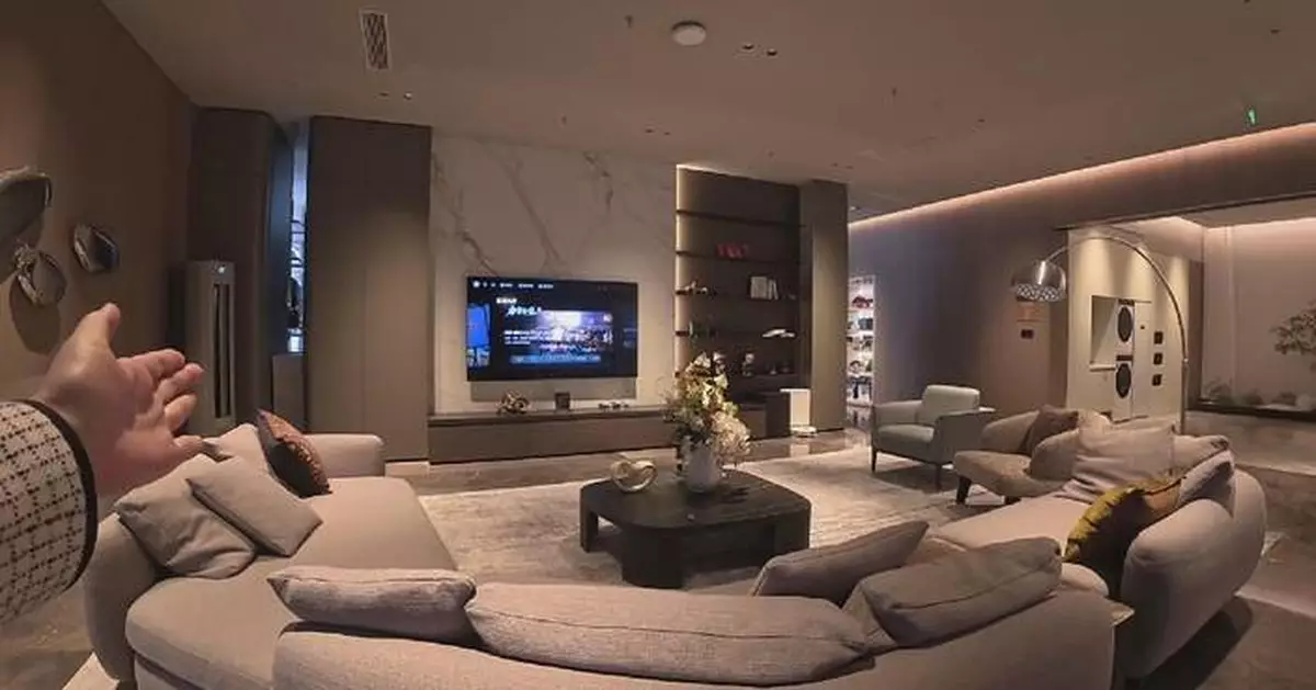 Smart home appliances allow people to enjoy life while machines do household chores in China
