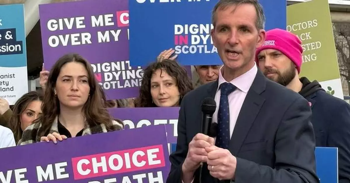 Scottish lawmakers reject bill to let terminally ill people end their lives