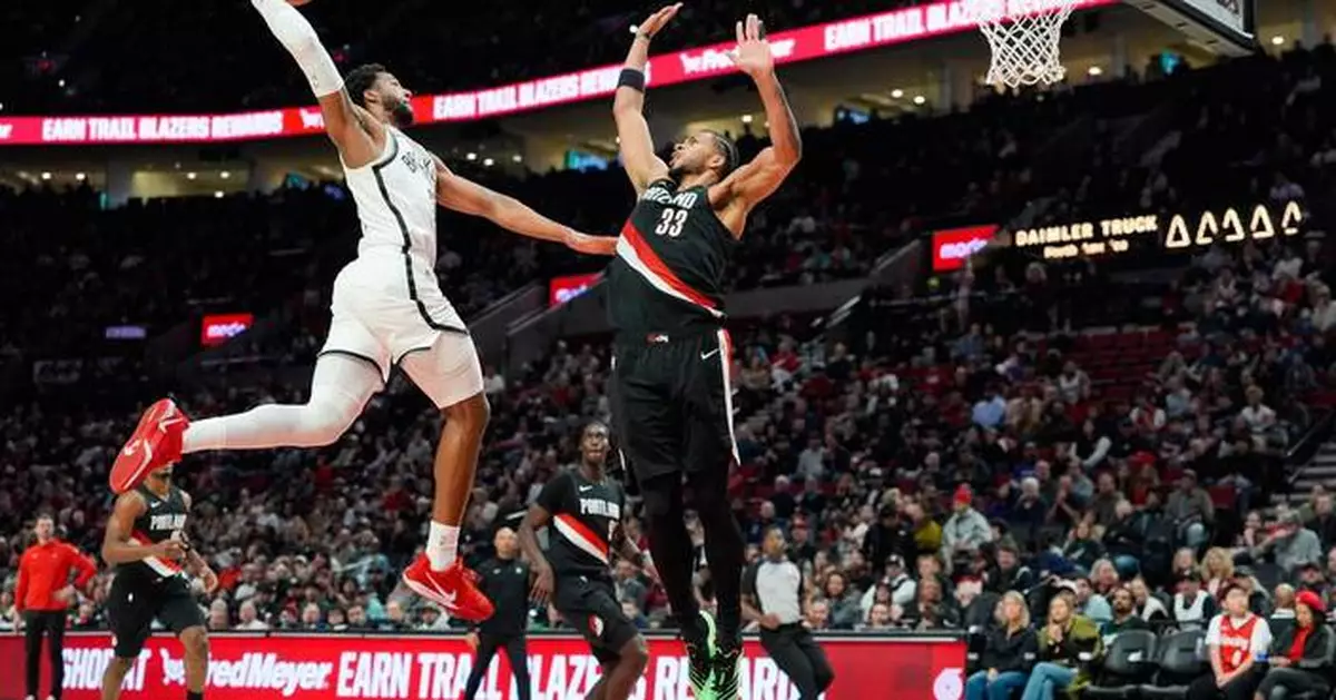 Camara posts career highs of 9 3-pointers, 35 points as Trail Blazers beat Nets 134-99