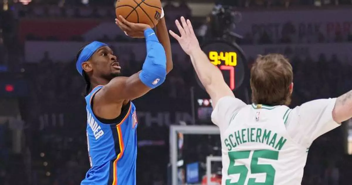 Shai Gilgeous-Alexander scores 20 points for 127th straight game, breaking Wilt Chamberlain's record