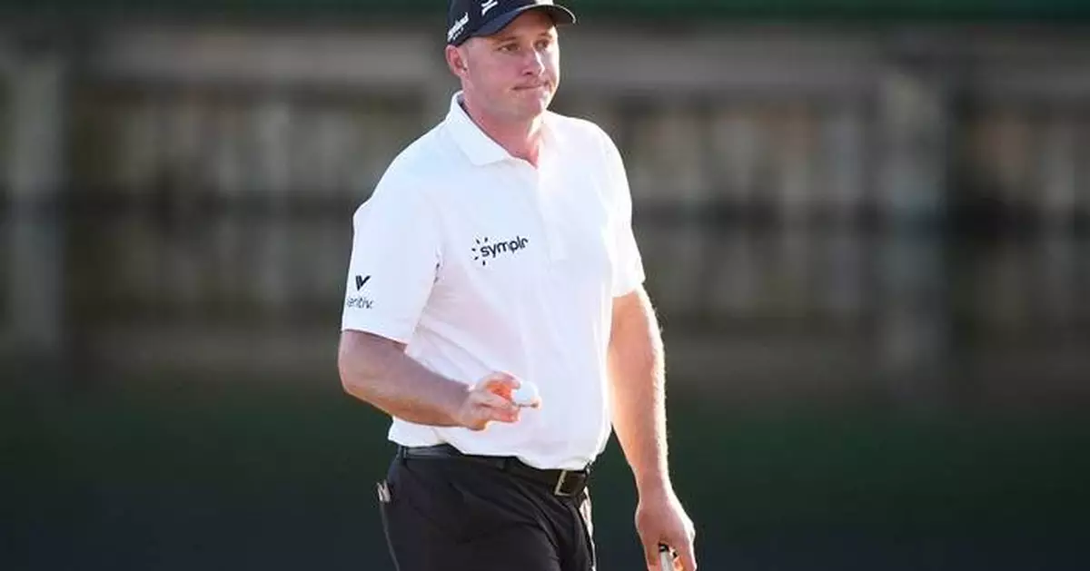 Sepp Straka part of 4-way tie at the top at The Players Championship in wild weather