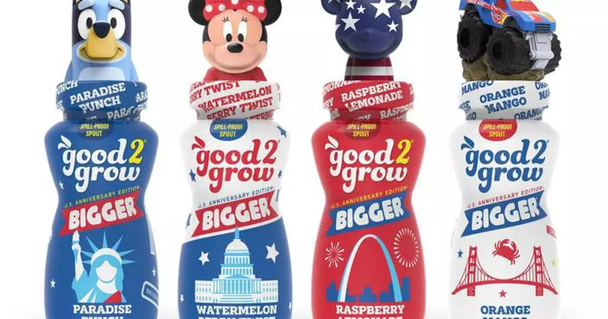 good2grow Celebrates America’s 250th Birthday With Anniversary-edition BIGGER Bottles and Family Trip Giveaway