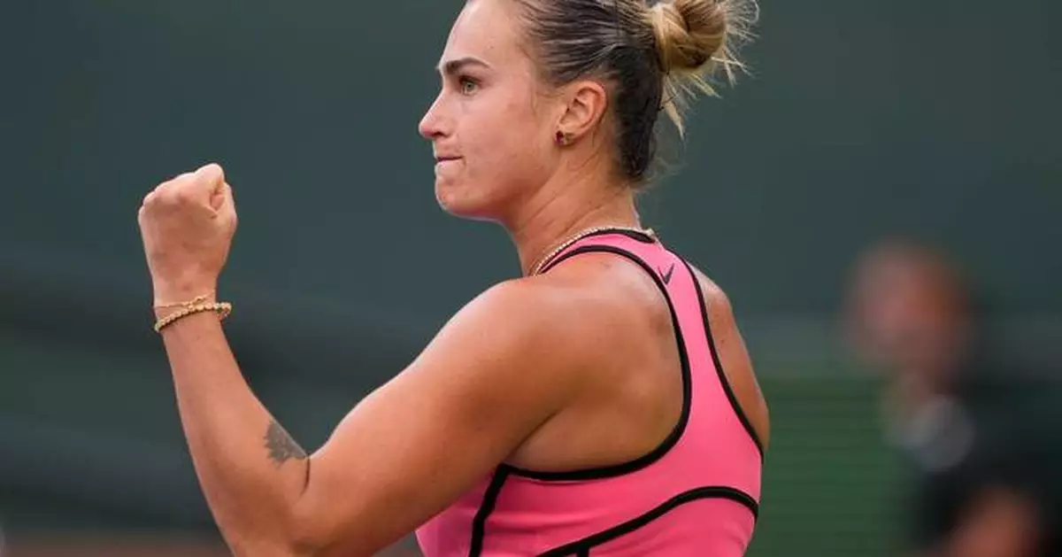 Aryna Sabalenka reaches Indian Wells final for the 3rd time in 4 years, will face Elena Rybakina