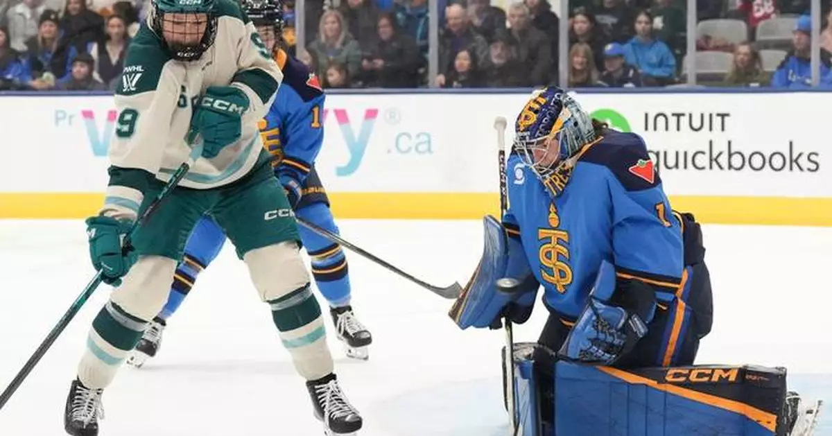 Raygan Kirk makes 33 saves, earns first PWHL shutout as the Sceptres stop Torrent 2-0