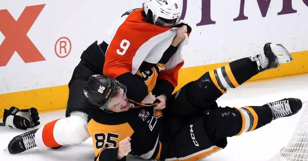 Zegras scores in shootout as Flyers defeat Penguins 4-3