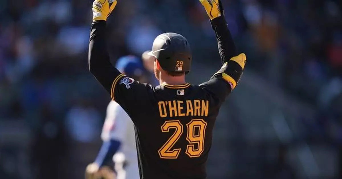O'Hearn and Davis help the Pirates hold off the Mets 4-3 in 10 innings for their 1st win