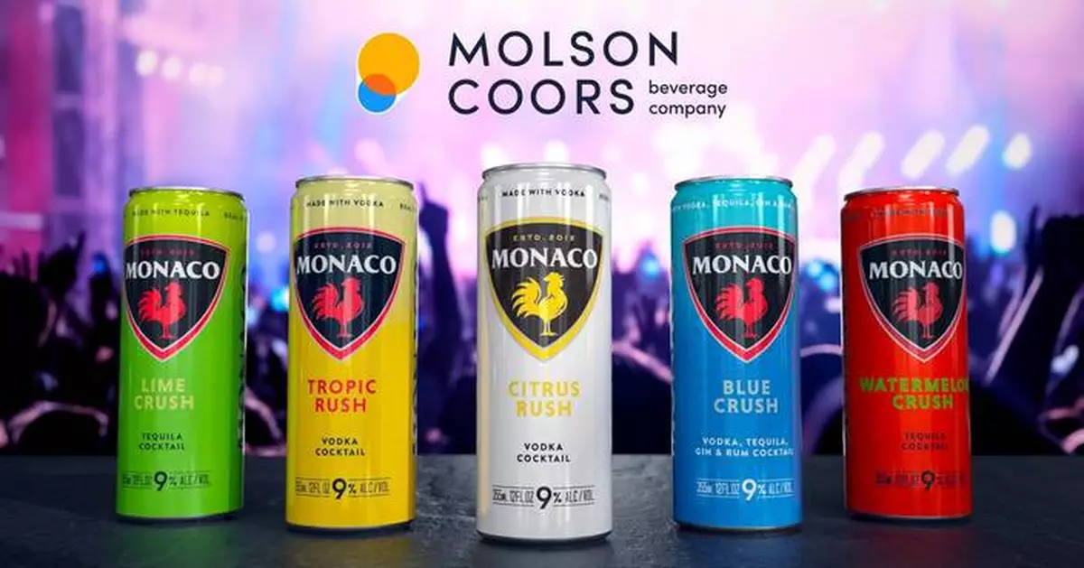 Molson Coors Welcomes Monaco Cocktails to its U.S. Beyond Beer Portfolio