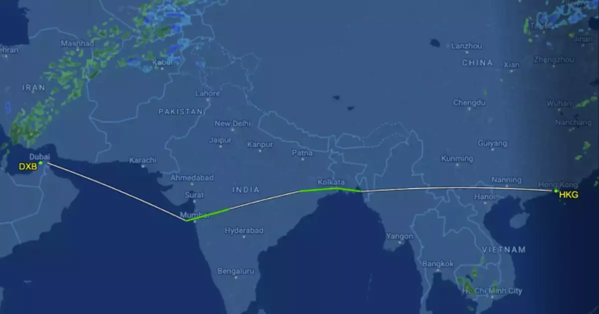 After Limited Resumption of Flights in Dubai, First Passenger Aircraft has Arrived in Hong Kong