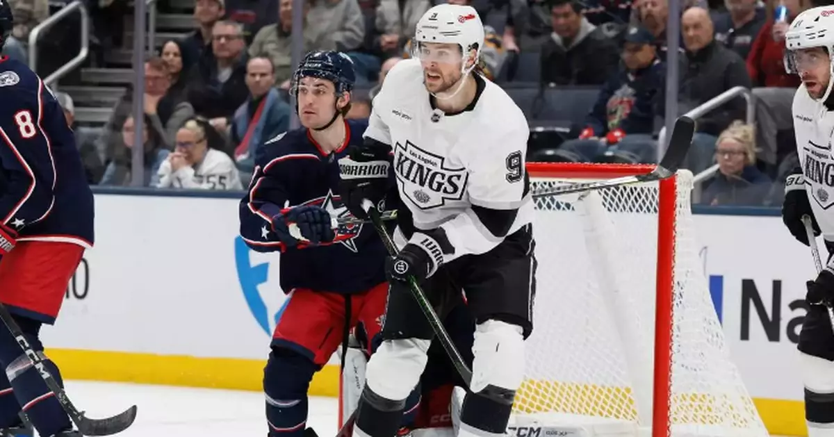 Kempe scores in overtime to lift the Kings to a 5-4 win over the Blue Jackets