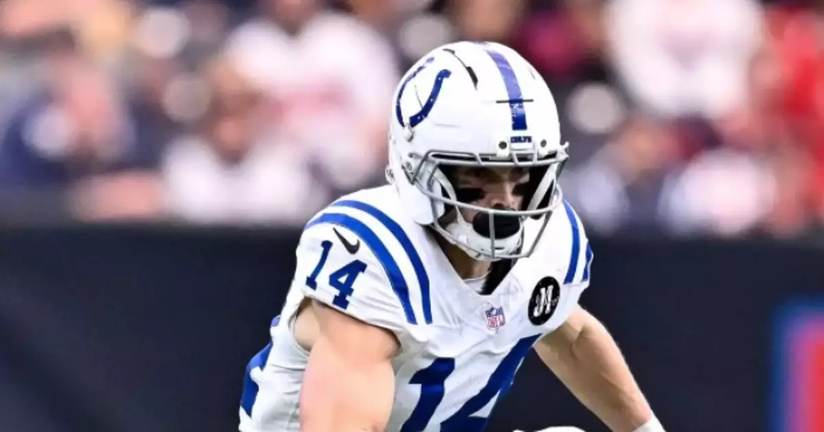 Colts reach 4-year, $116 million deal to keep WR Alec Pierce, AP source says