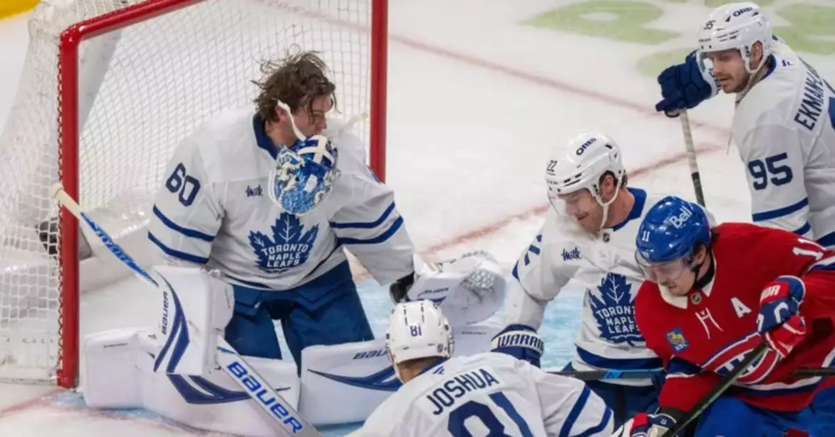 Oliver Kapanen scores as Canadiens hand Maple Leafs 8th straight loss