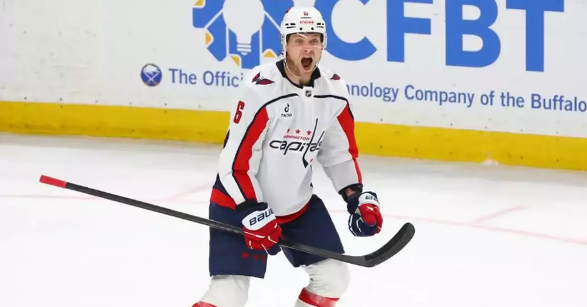 Chychrun scores third period goal to give Capitals 2-1 win over Sabres