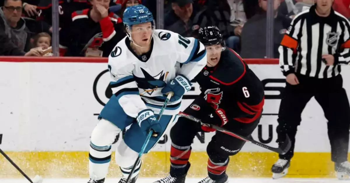 The Sharks sign forward Ty Dellandrea to a 2-year contract extension