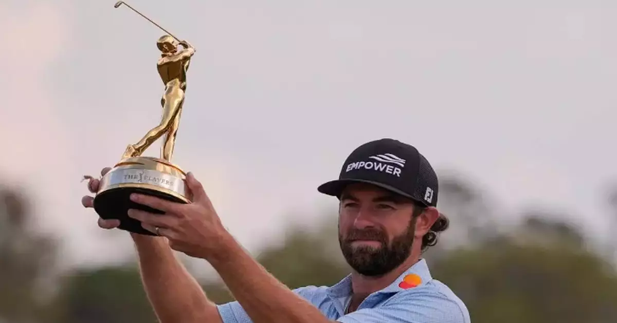 Cameron Young is clutch on the island green and rallies to win The Players Championship