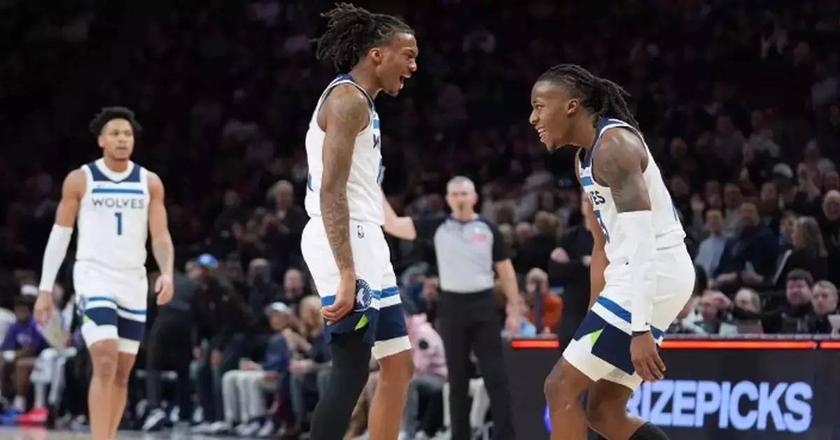 Dosunmu sparks Timberwolves' 147-111 rout of Jazz as Edwards remains out