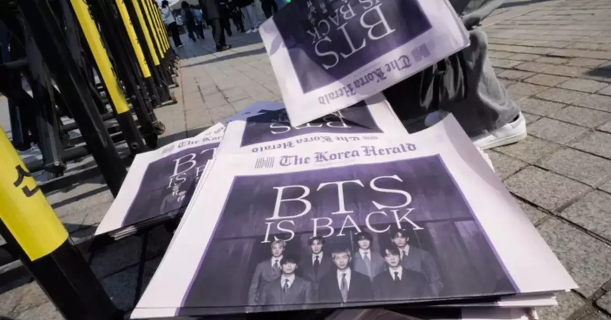 BTS returns with comeback concert in Seoul after four-year hiatus