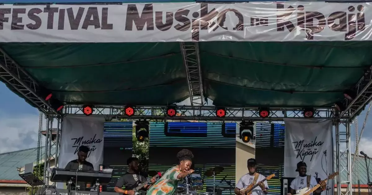 A women-led music festival pushes for peace in Congo's conflict-ridden eastern region