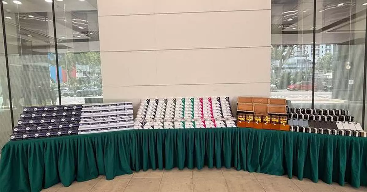 Hong Kong Customs Seizes $71 Million in Suspected Smuggled Goods from River Trade Vessel