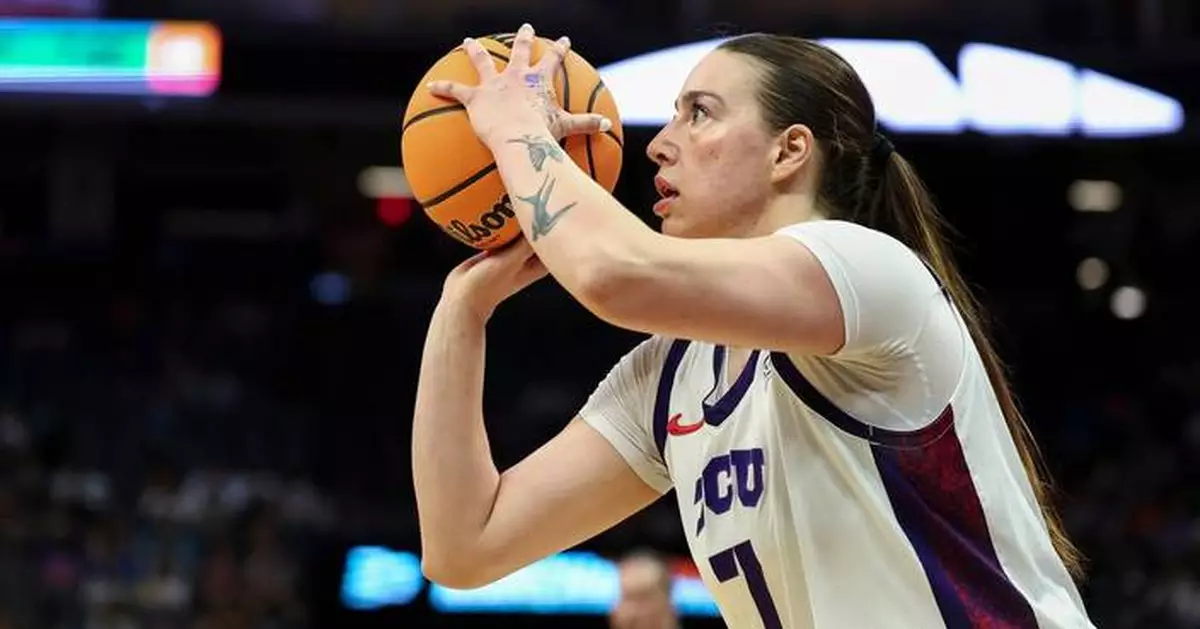 Marta Suarez and Olivia Miles lead TCU past Virginia 79-69 and into the women's Elite Eight
