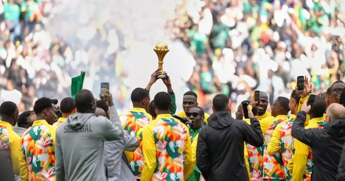 Senegal parades Africa Cup trophy in Paris as it appeals CAF decision to strip title