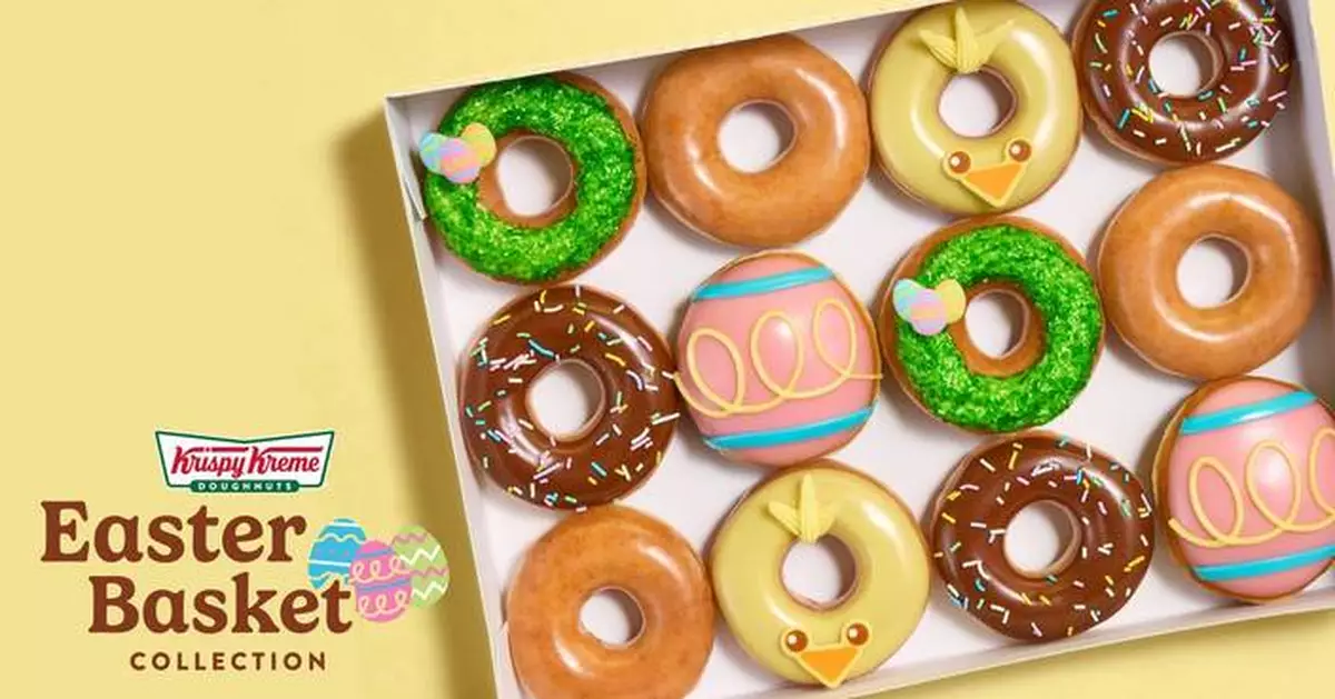 The Hunt is Over! KRISPY KREME® is Filling Baskets with Egg-cellent New Easter Doughnuts