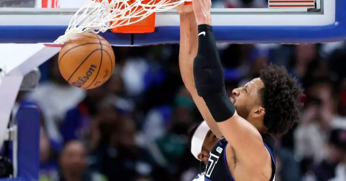 Pistons guard Cade Cunningham has collapsed lung, will be evaluated in 2 weeks