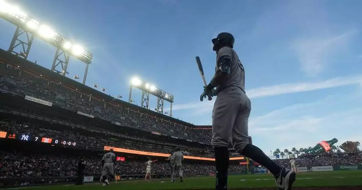 Judge goes hitless on opening day for first time, Yankees top Giants 7-0 as robot umpire debuts