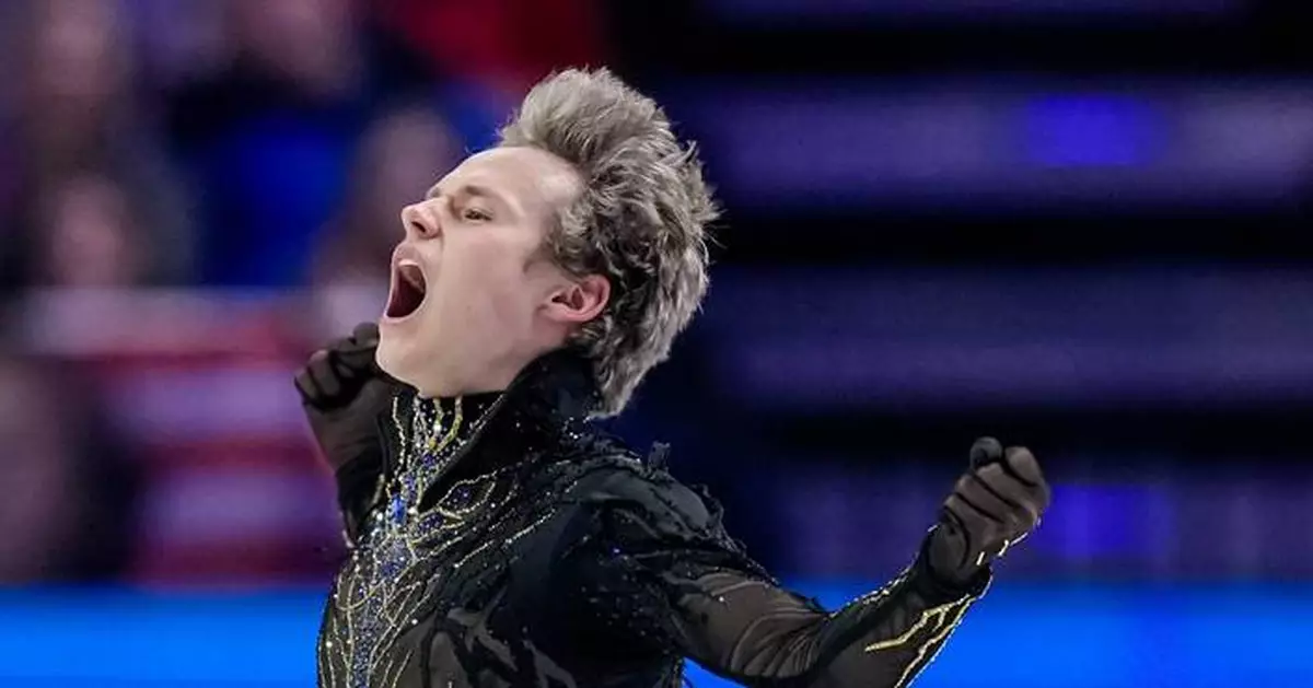 Ilia Malinin bounces back from Olympic nightmare with 3rd straight world figure skating title