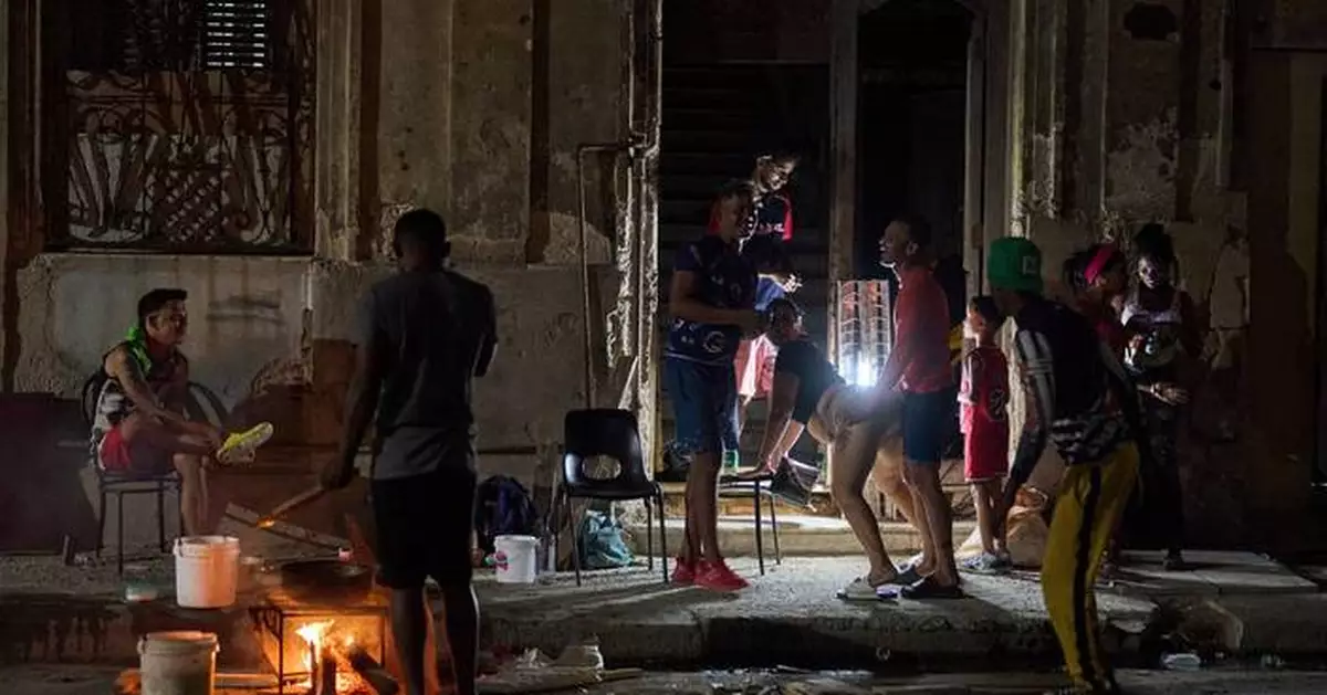 Cuba says crews repaired a large power plant that caused a massive outage