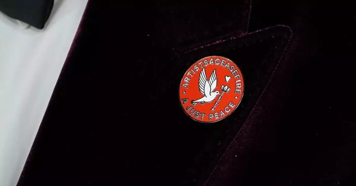 Politically charged awards season ends with some at Oscars advocating for peace in Gaza