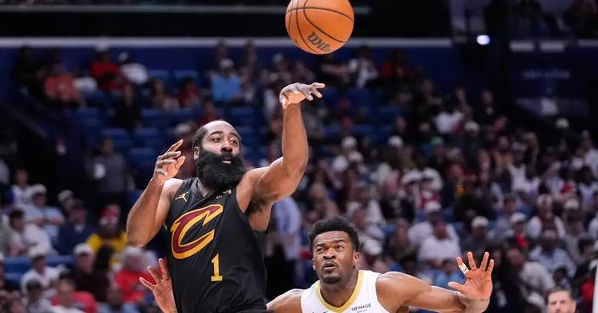 Donovan Mitchell and James Harden power the Cavaliers past the Pelicans 111-106