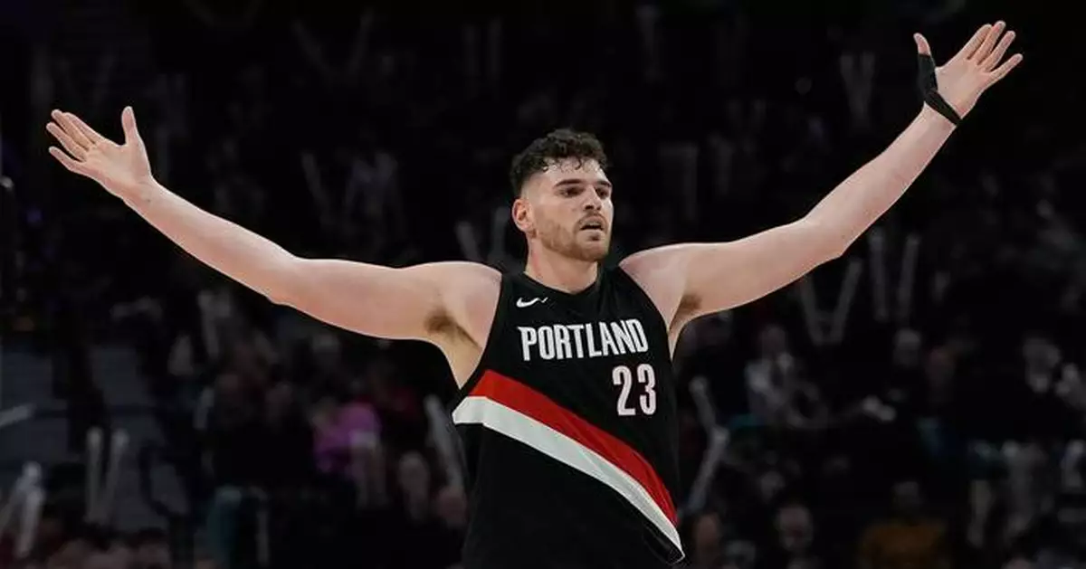 Trail Blazers beat the Jazz 124-114 to close in on the Warriors for 9th in the West