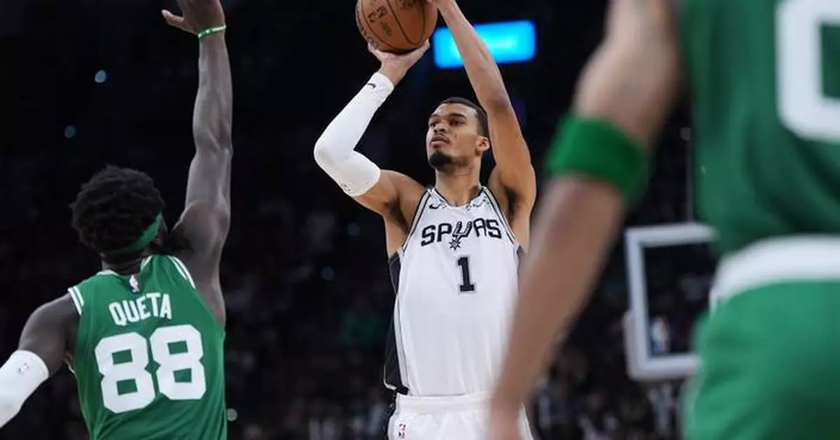 Wembanyama powers Spurs through physical victory over Celtics, 125-116