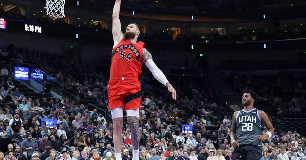 Barrett leads hot-shooting Raptors to 143-127 victory over Jazz