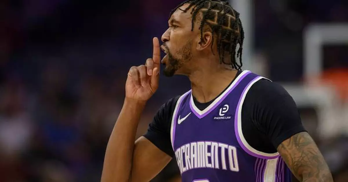 Malik Monk's late scoring flurry helps the Kings hold off Nets 126-122