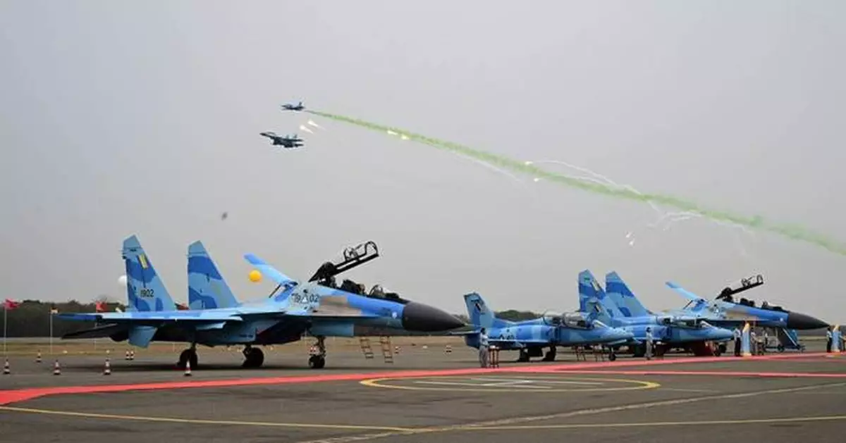 Myanmar's military boosts air power as it recaptures a key town