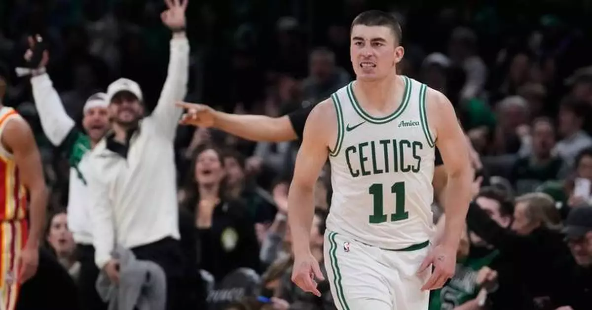 Pritchard and Tatum help Celtics beat the Hawks 109-102 without Brown
