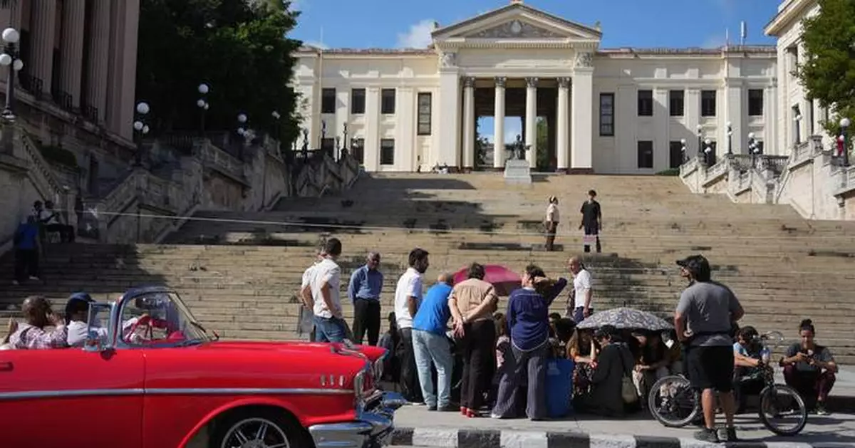Students stage a sit-in at Havana University as Cuba’s energy crisis slashes classes