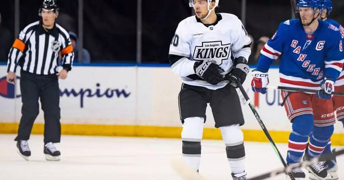 Laferriere's 3-point performance powers Kings over Rangers