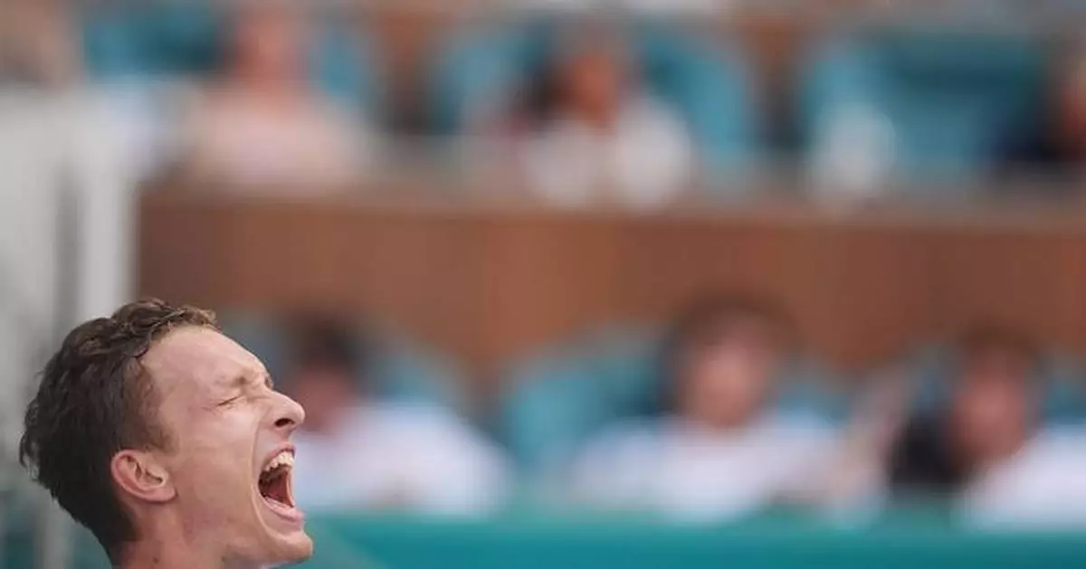 Lehecka routs Fils to reach the Miami Open final and will play for his biggest ATP title