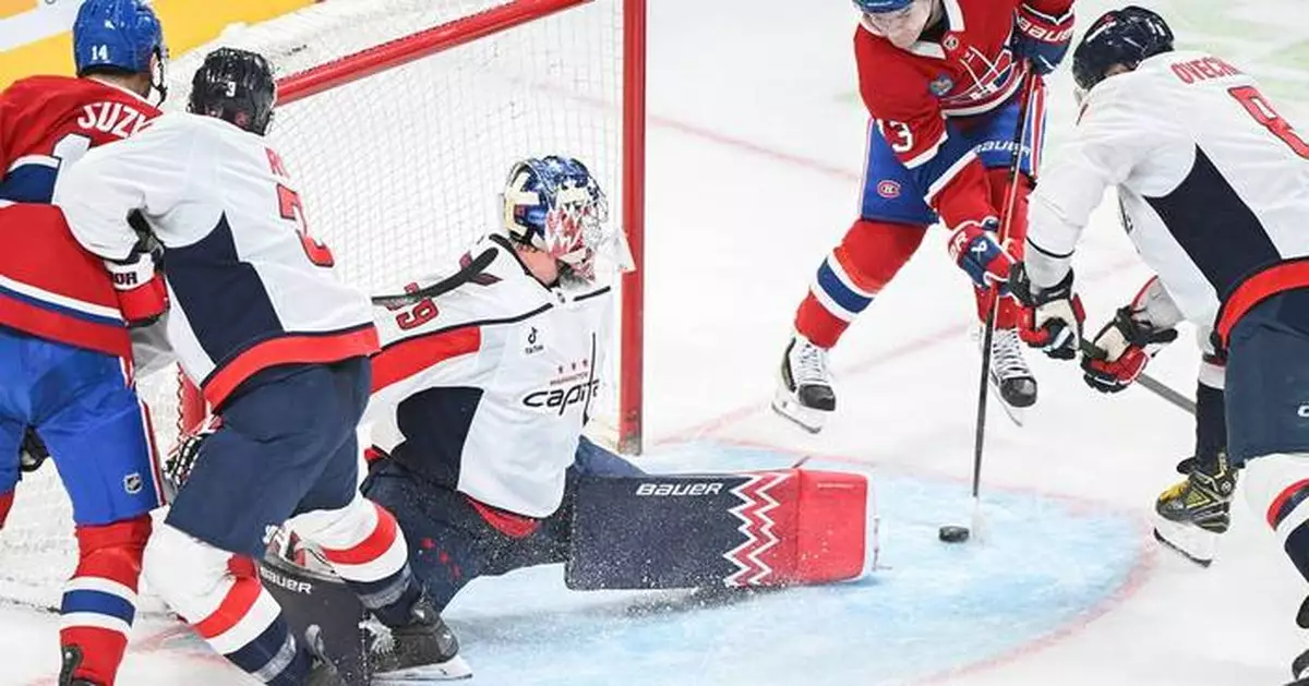 Caufield scores 2 in the first period as the Canadiens beat the Capitals 6-2