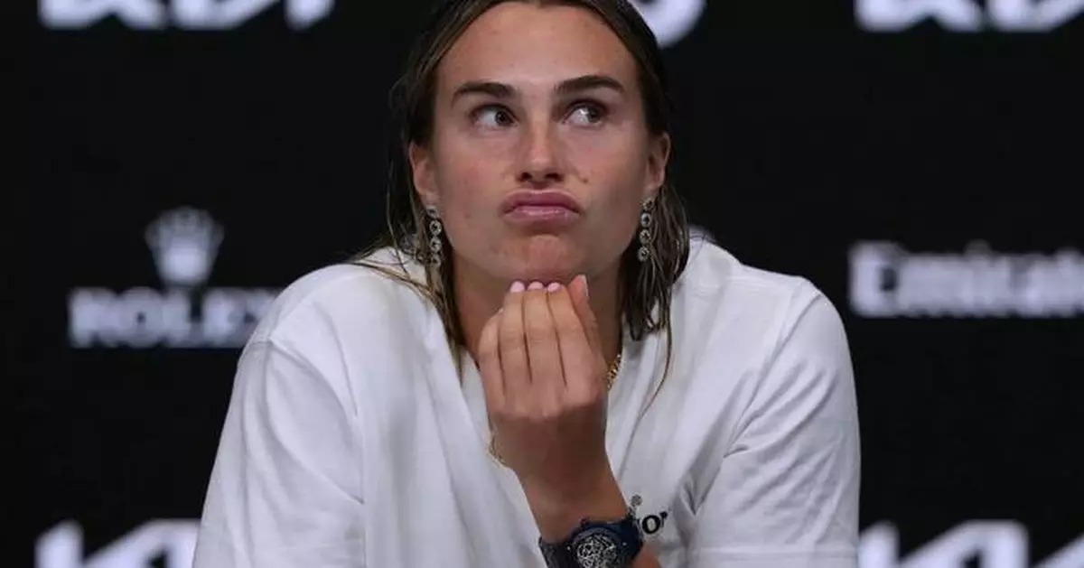 Top-ranked tennis player Aryna Sabalenka announces engagement to Georgios Frangulis